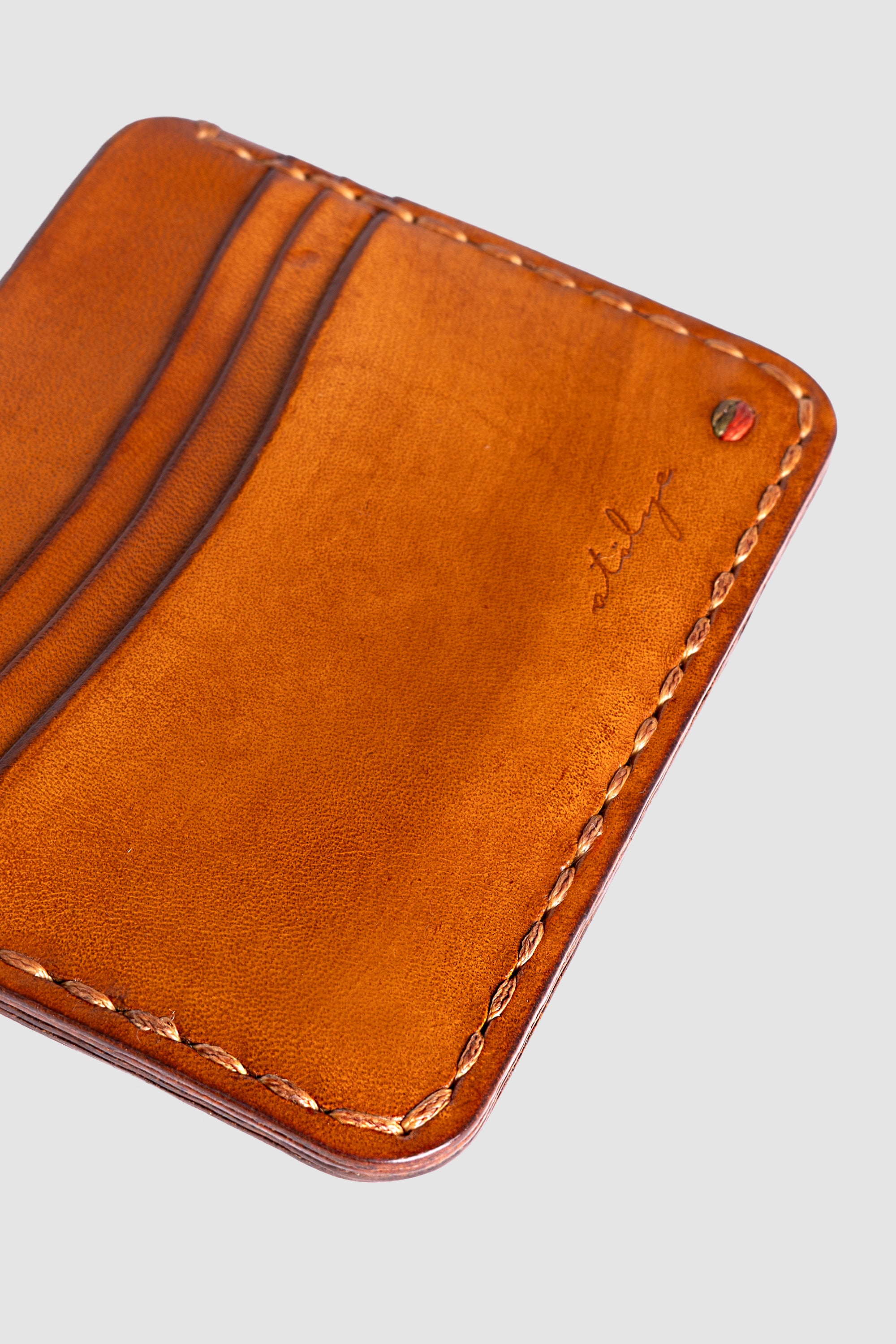 Minimalist Deri Kartlık - Nefud