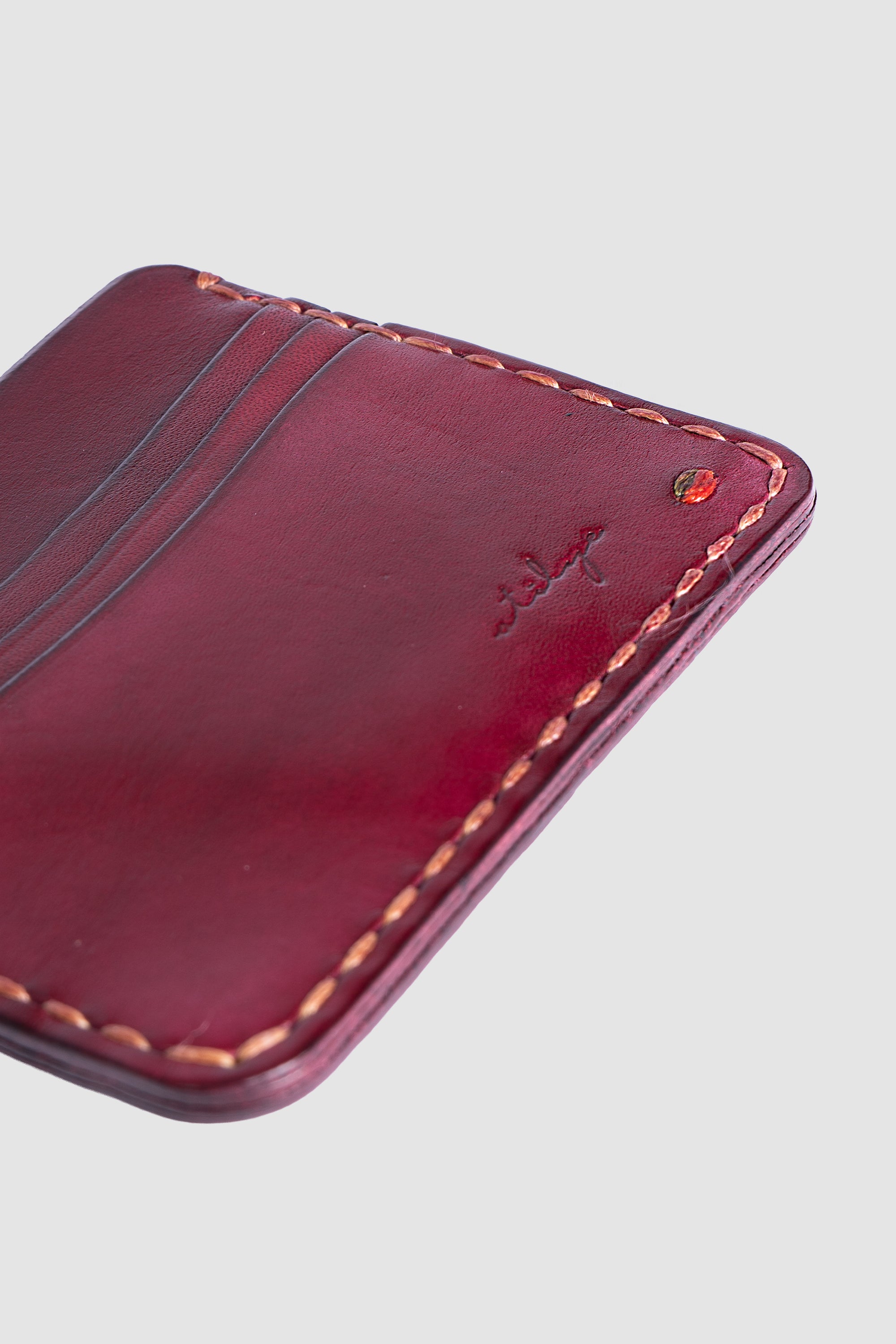 Minimalist Deri Kartlık - Nefud