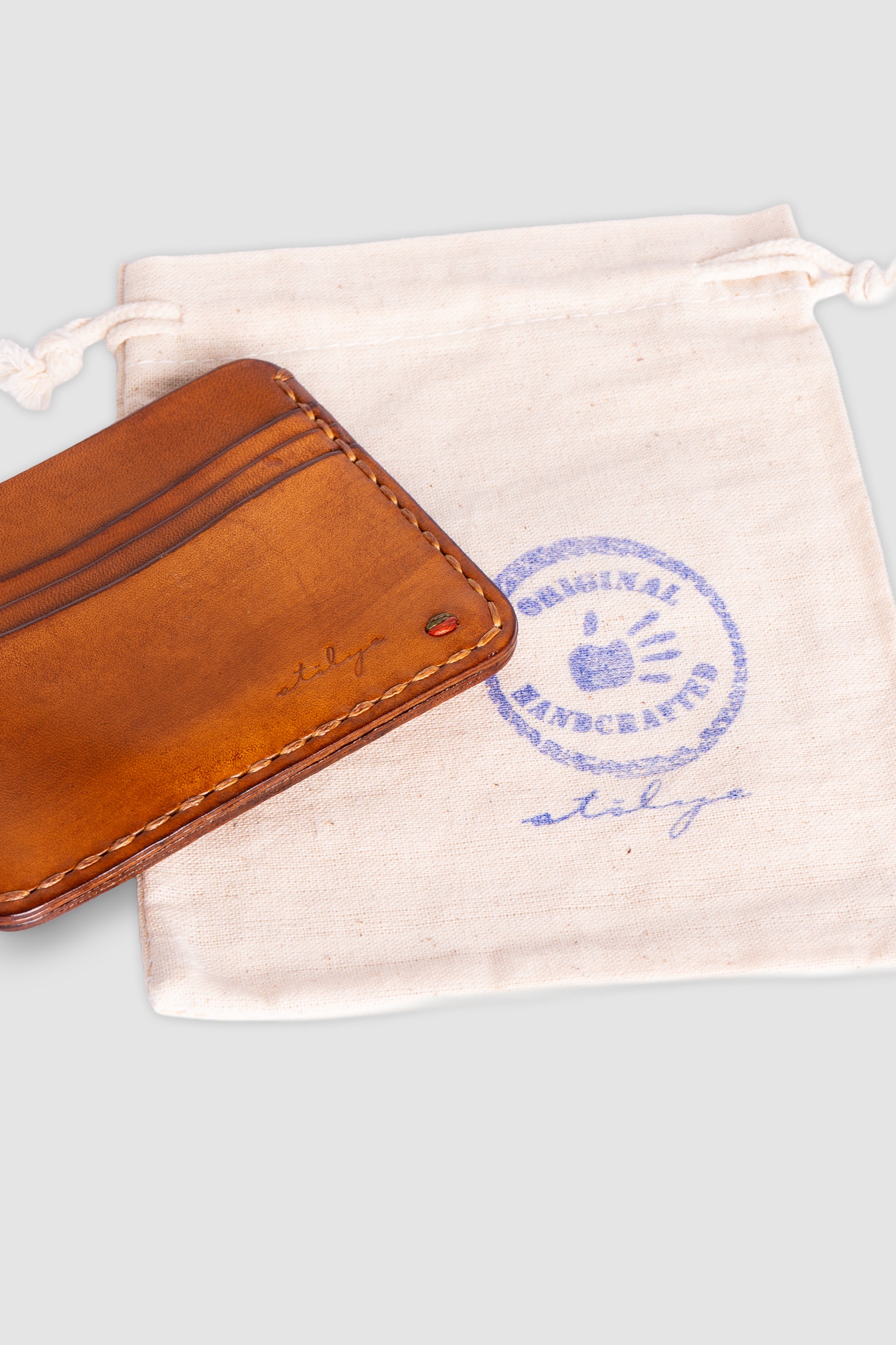 Minimalist Deri Kartlık - Nefud