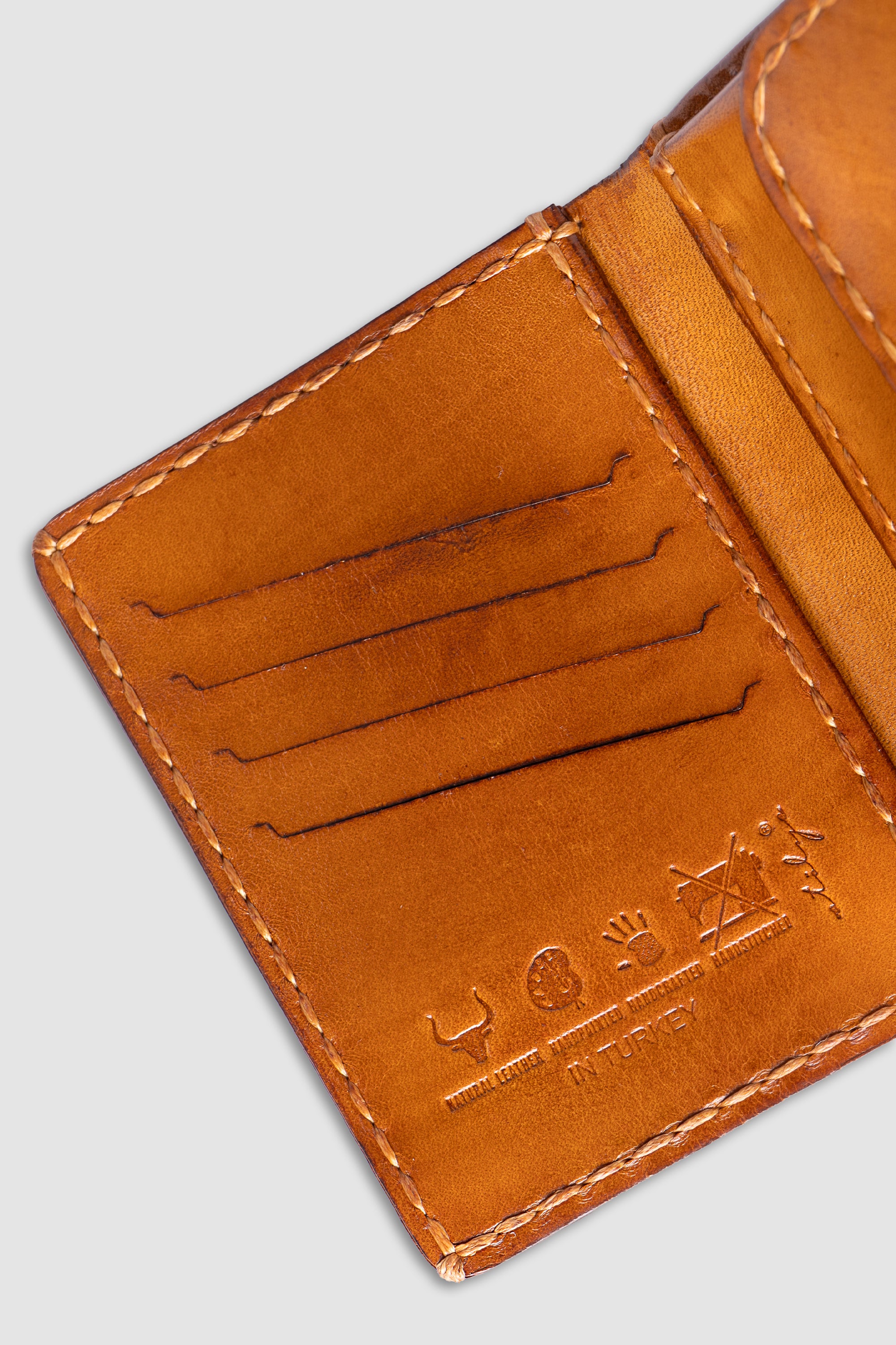 Dikey Erkek Deri Cüzdan - Rainer