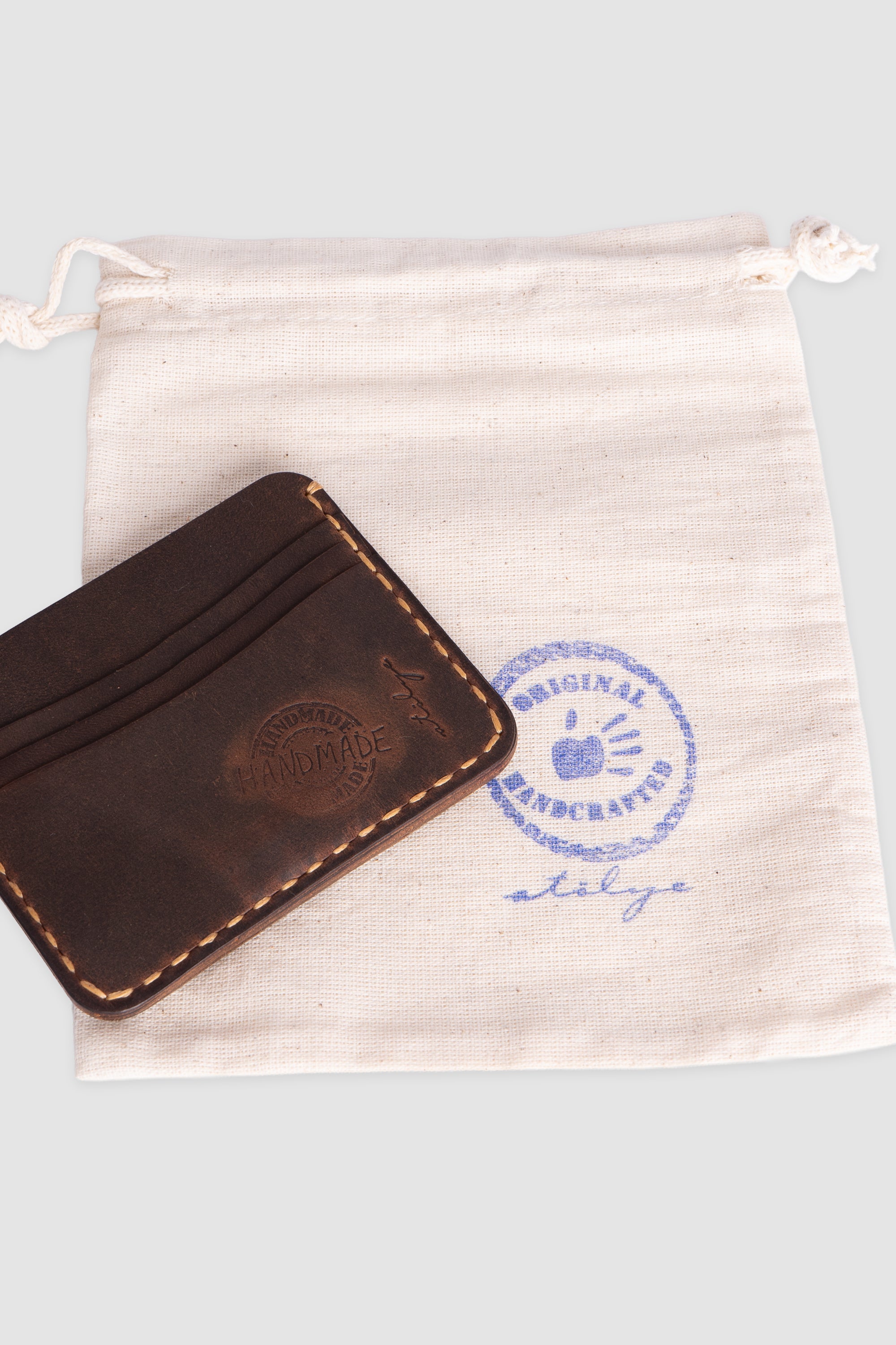 Minimalist Deri Kartlık - Nefud