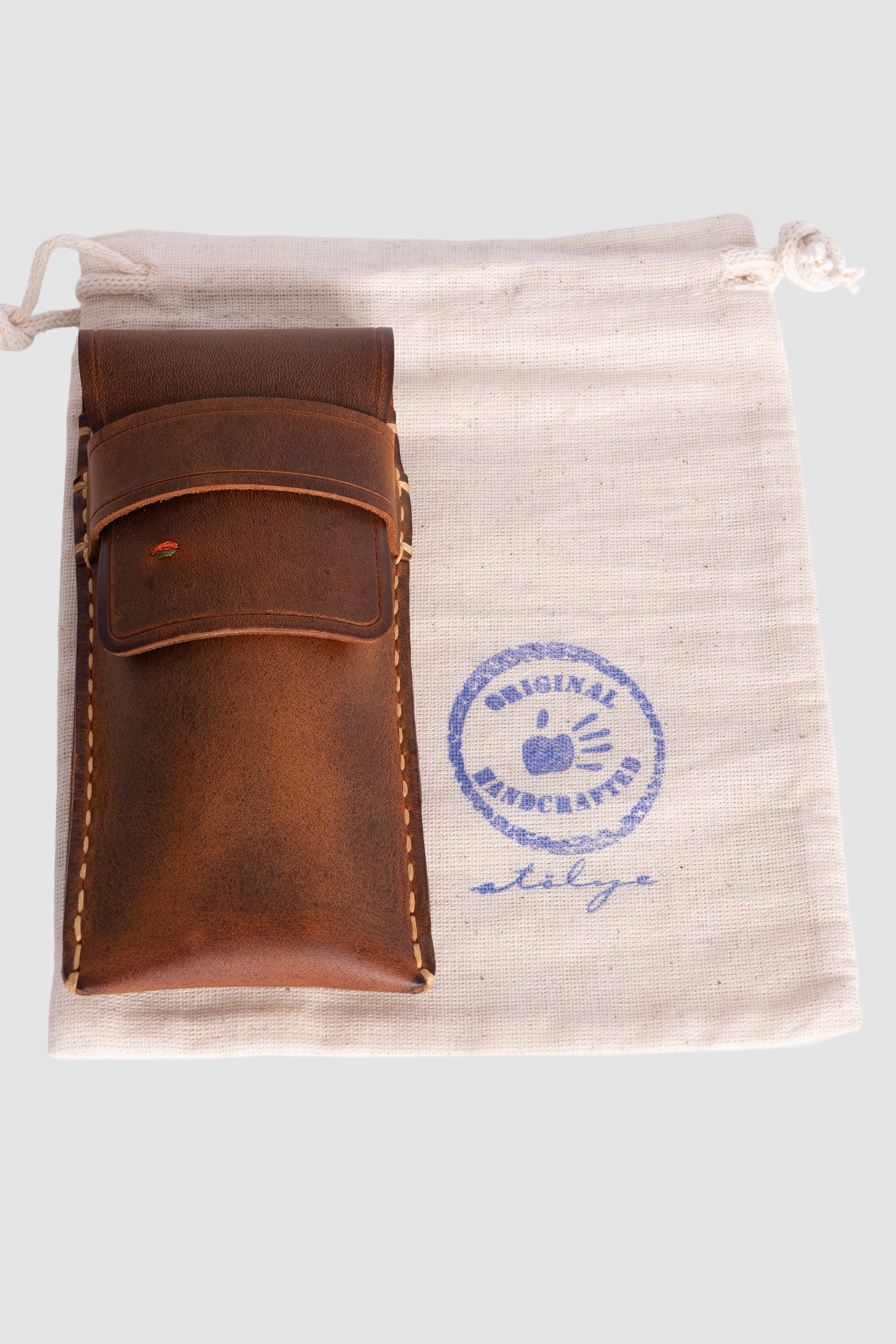 Kapaklı Deri Kalemlik - Nubra