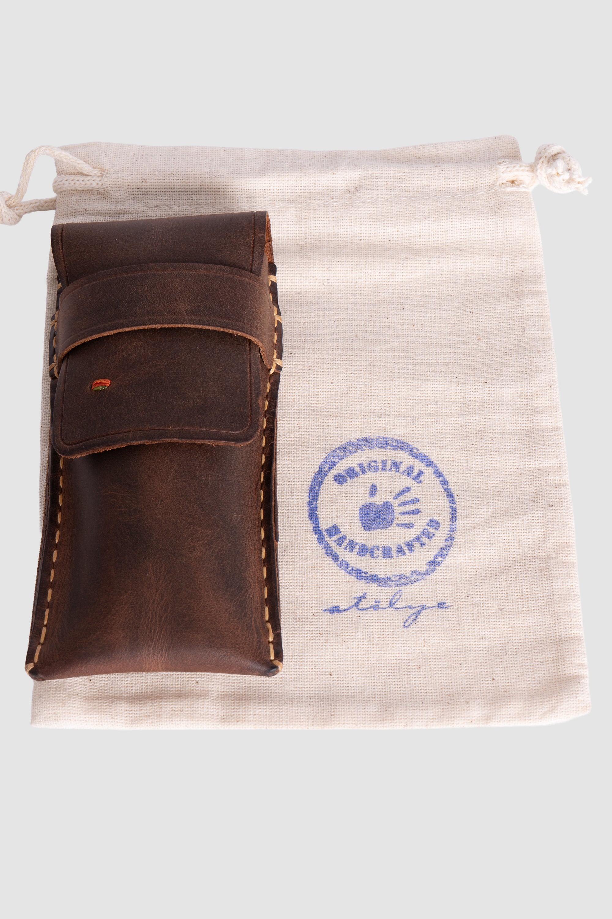 Kapaklı Deri Kalemlik - Nubra