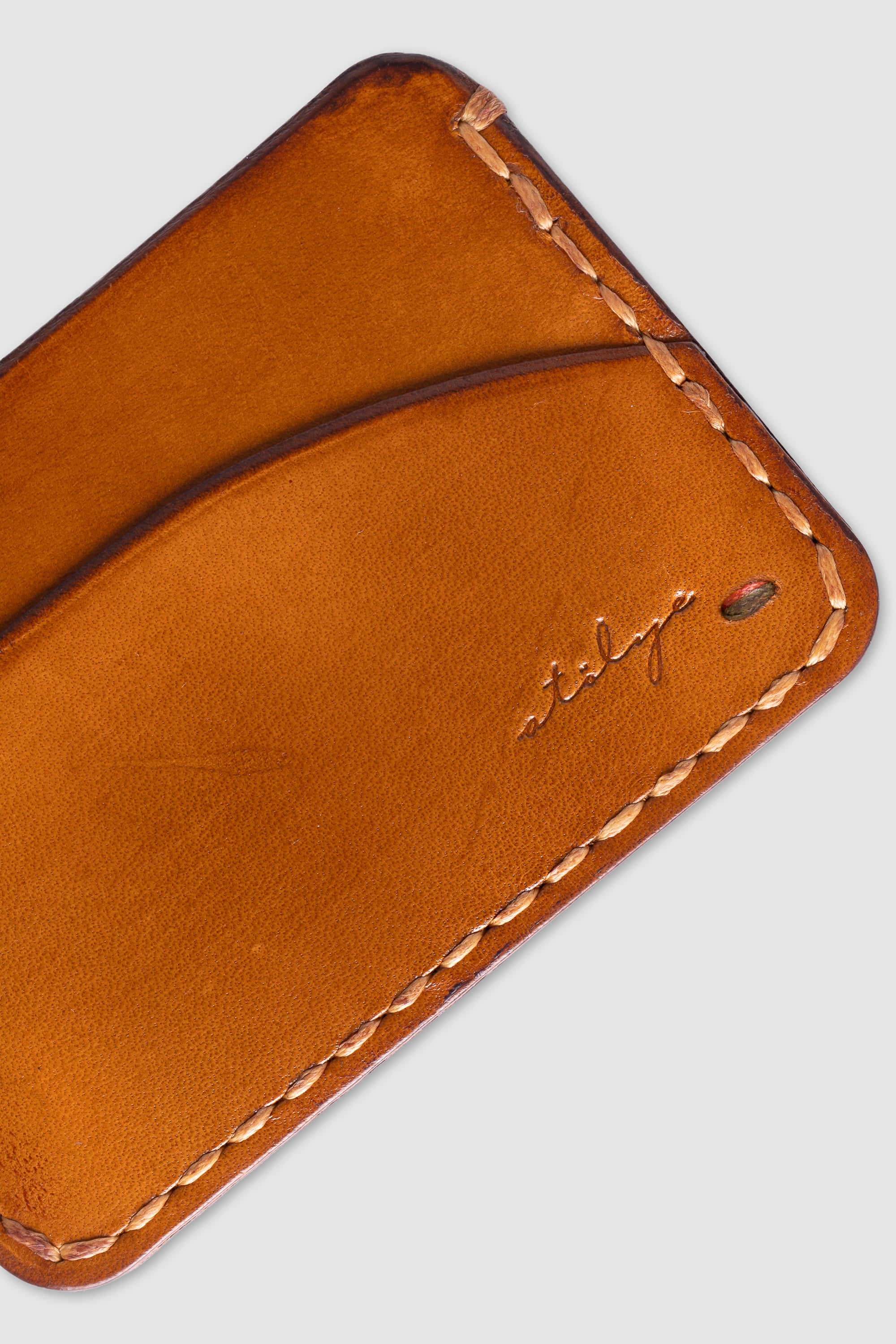 Minimalist Deri Kartlık - Sinai