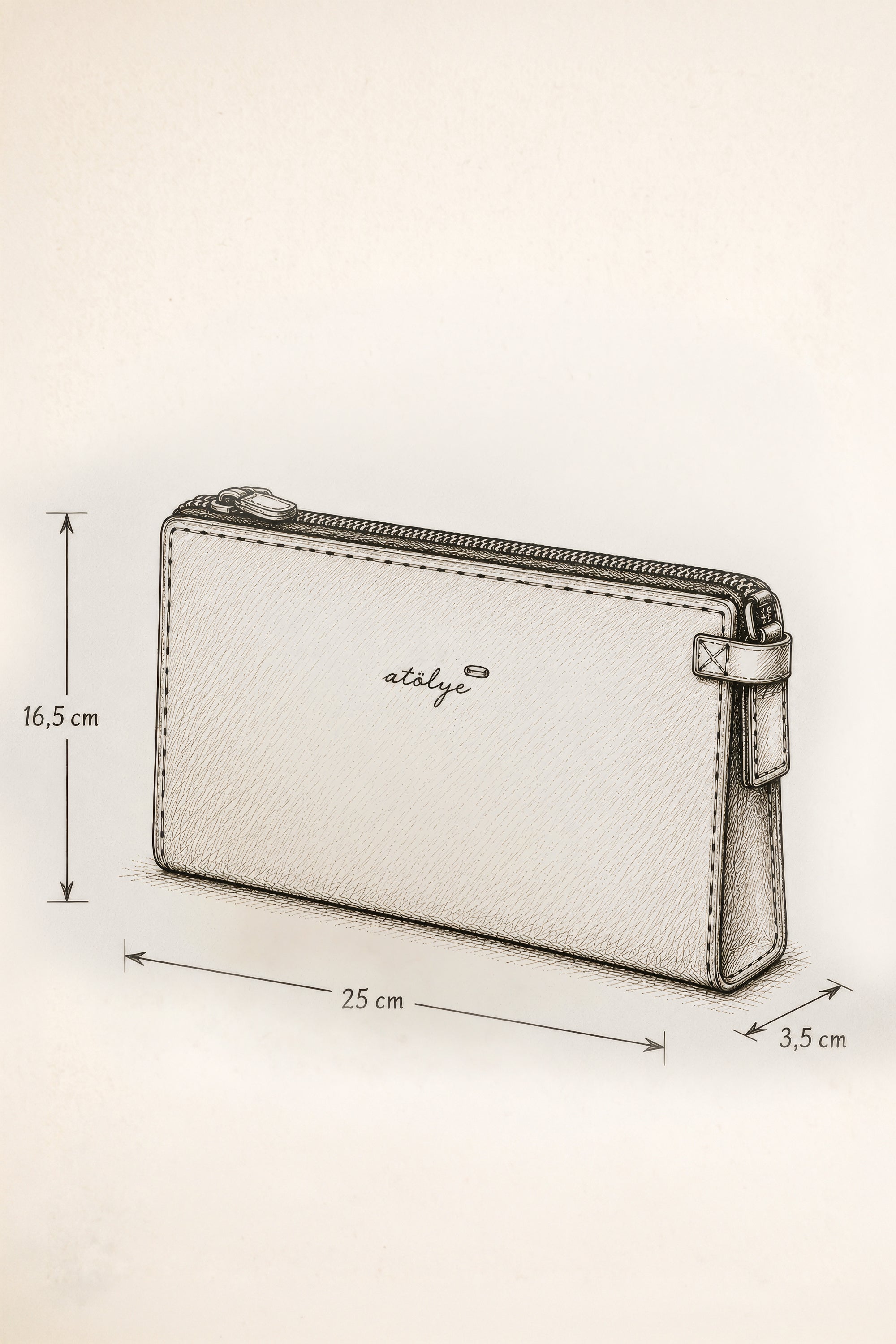 Deri Clutch Çanta - Douro