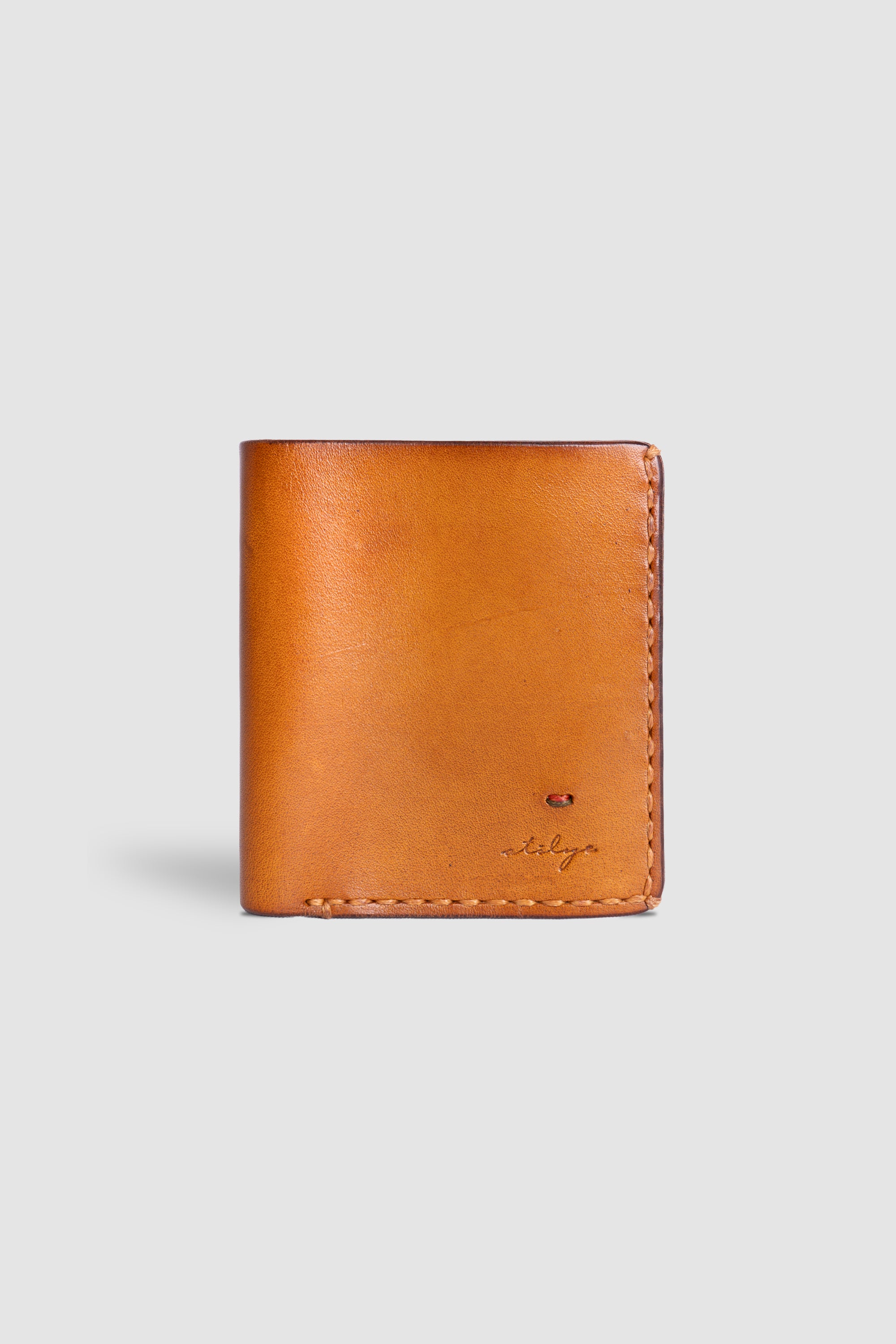 Dikey Erkek Deri Cüzdan - Dolomit