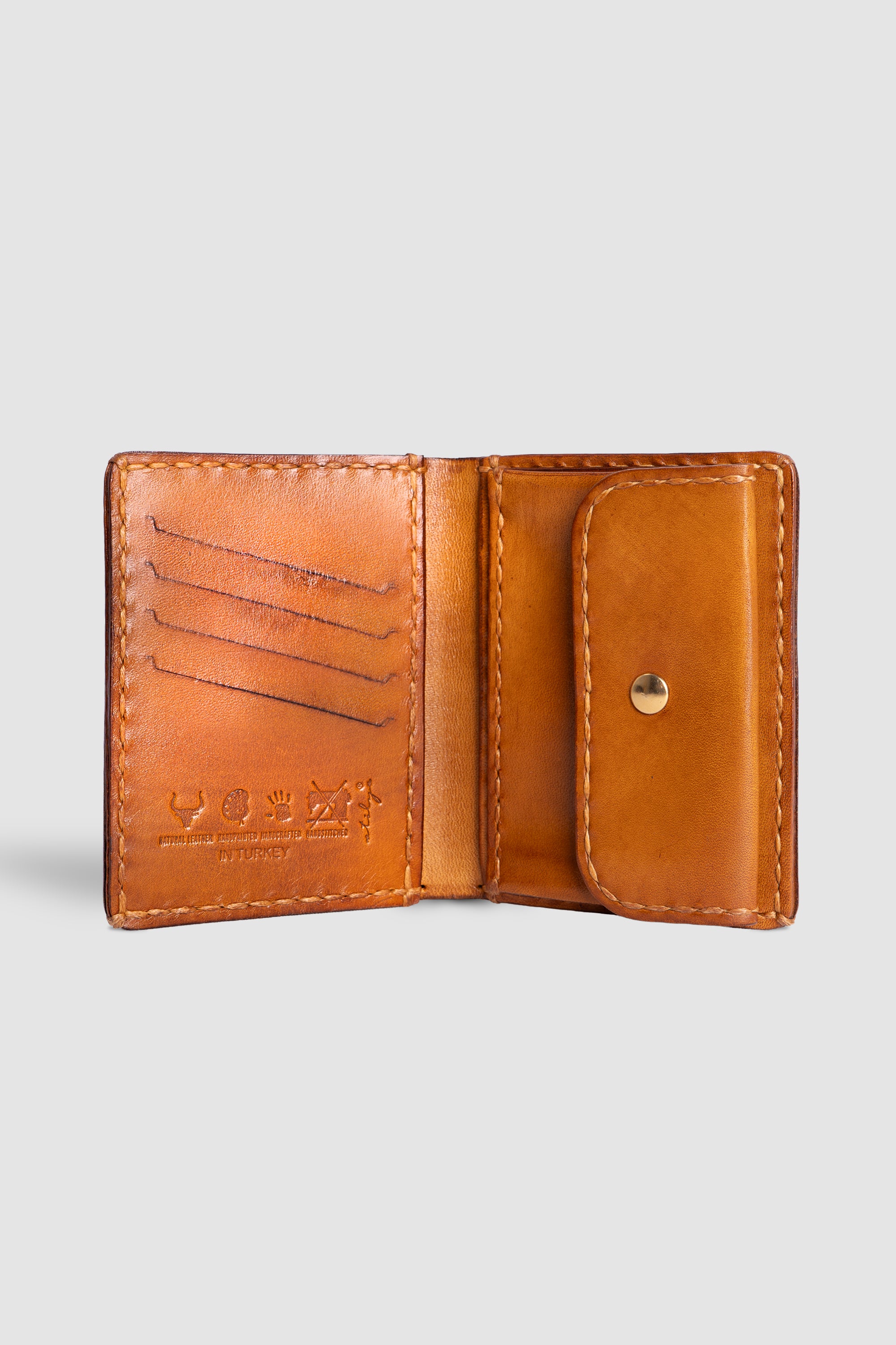 Dikey Erkek Deri Cüzdan - Rainer