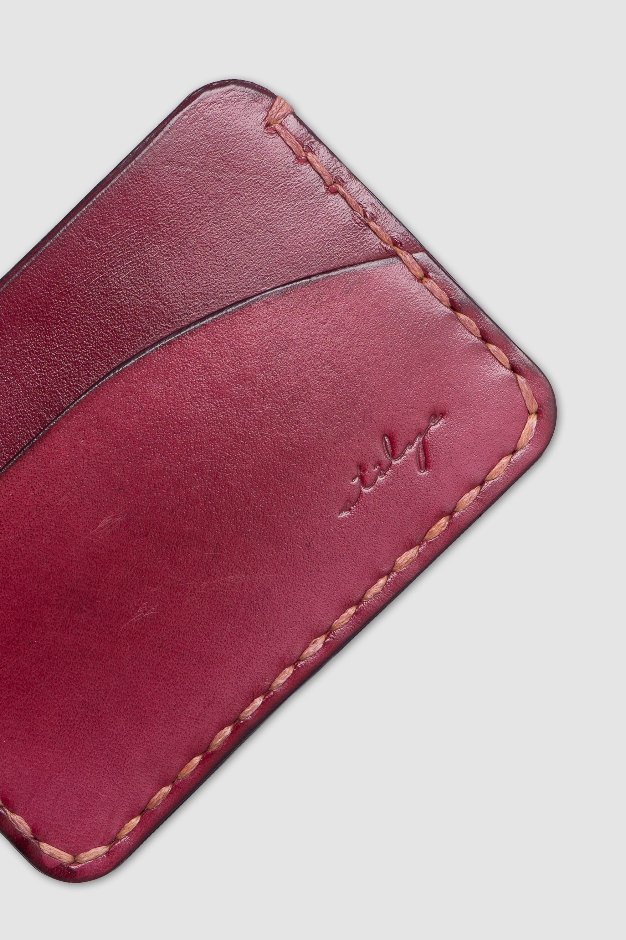 Minimalist Deri Kartlık - Sinai