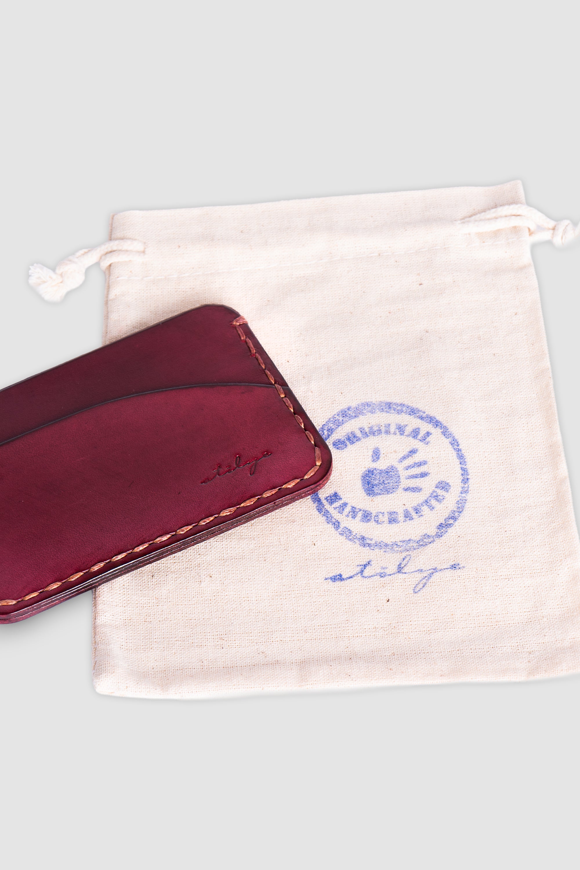 Minimalist Deri Kartlık - Sinai